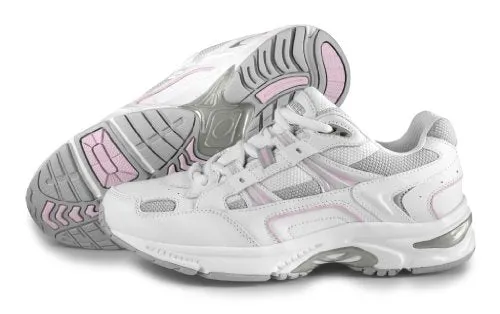 10000054650 VIONIC 23WALK LEATHER TEXTILE WOMEN'S LOW TOP SNEAKERS- 7.5 - Like New