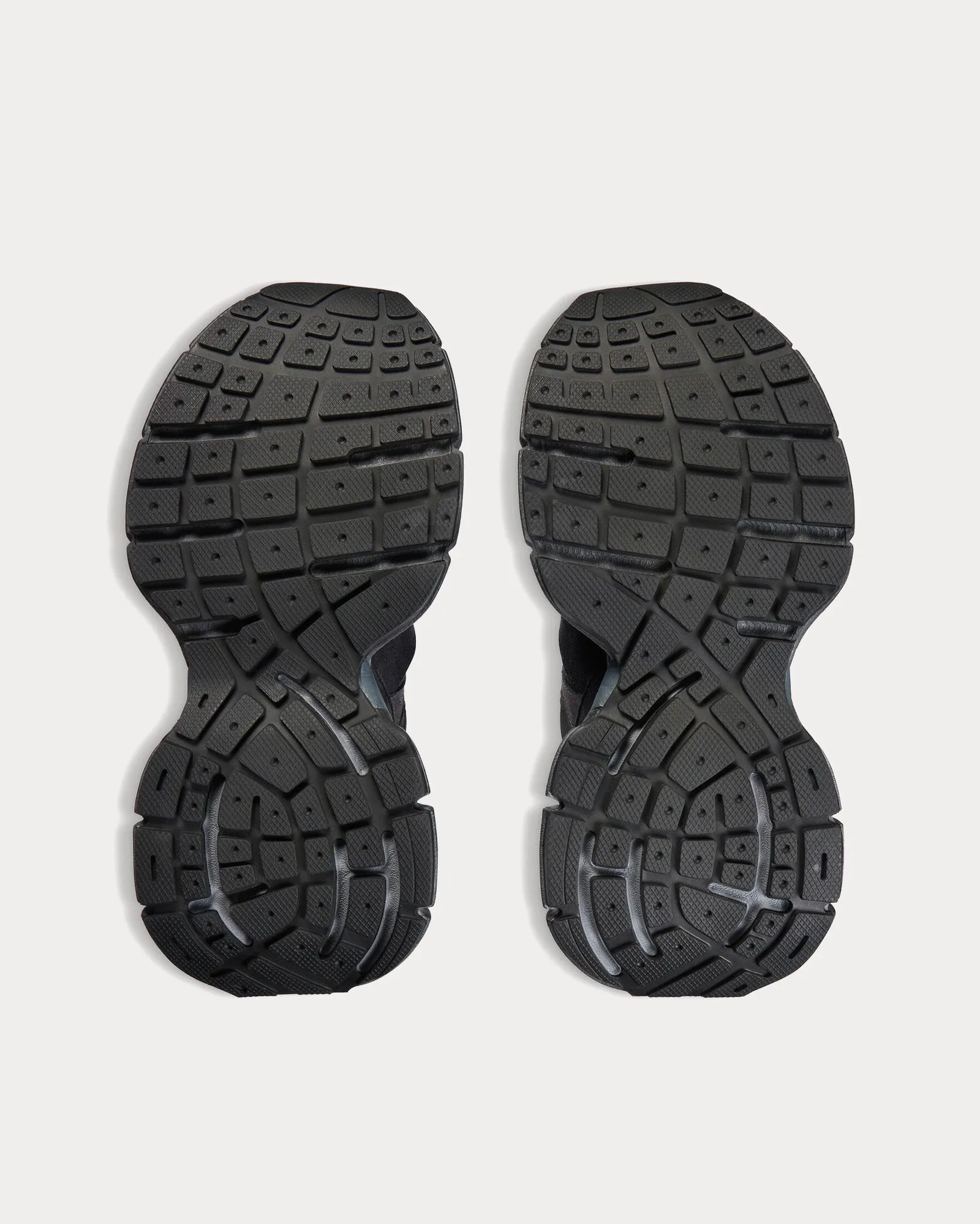 3XL Mesh & Suede-Like Dark Grey Low Top Sneakers