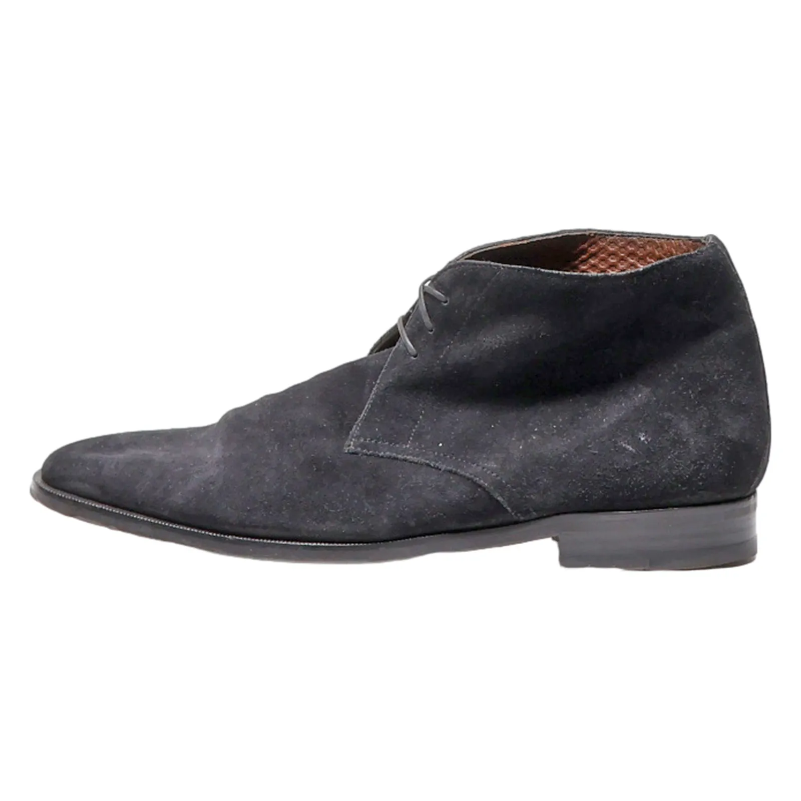 A.TESTONI Desert Boots Black Synthetic Mens UK 6.5