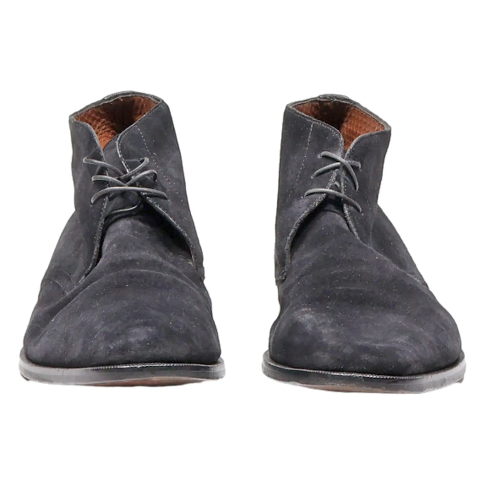A.TESTONI Desert Boots Black Synthetic Mens UK 6.5