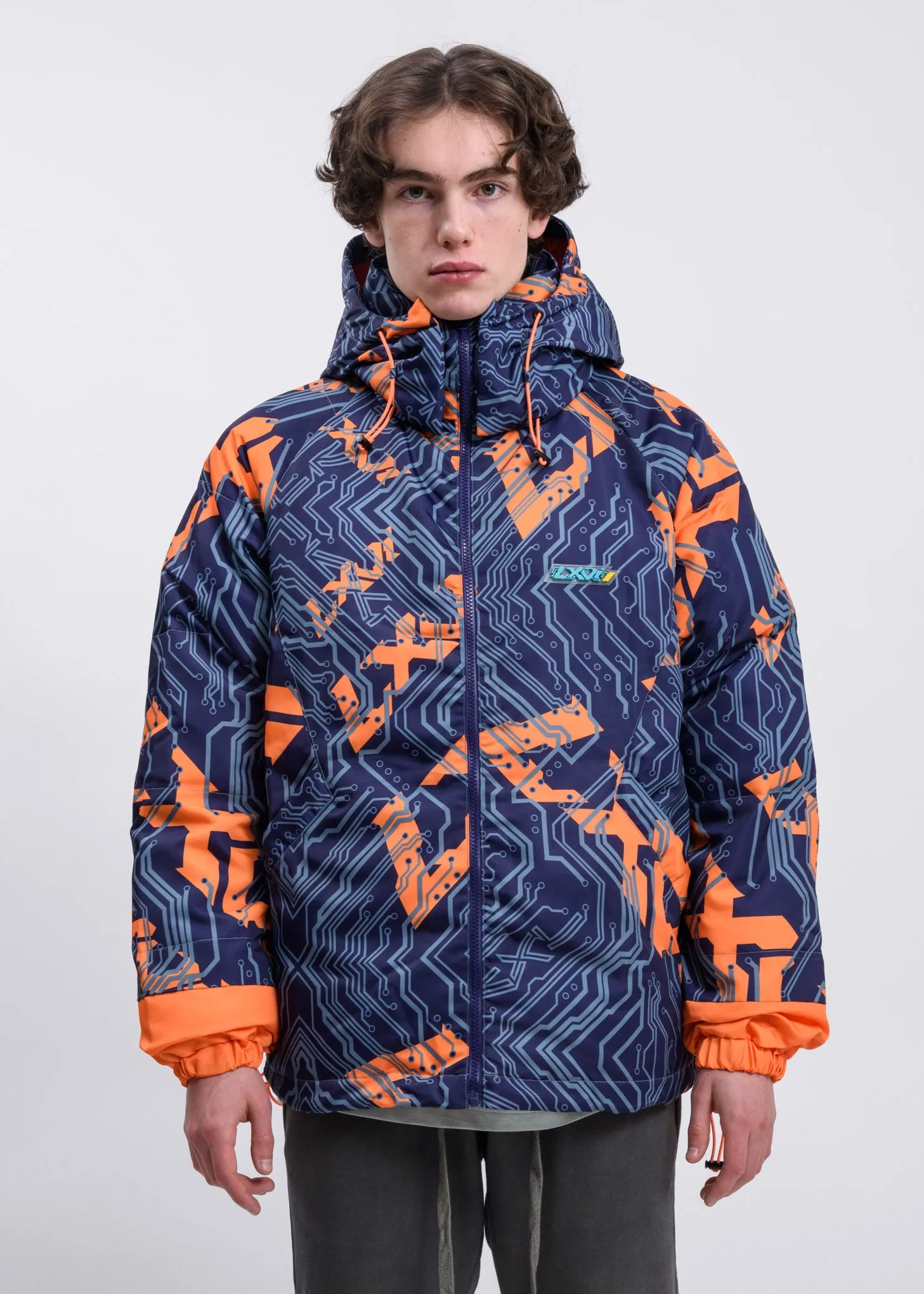 Blue & Orange Logo Jacket