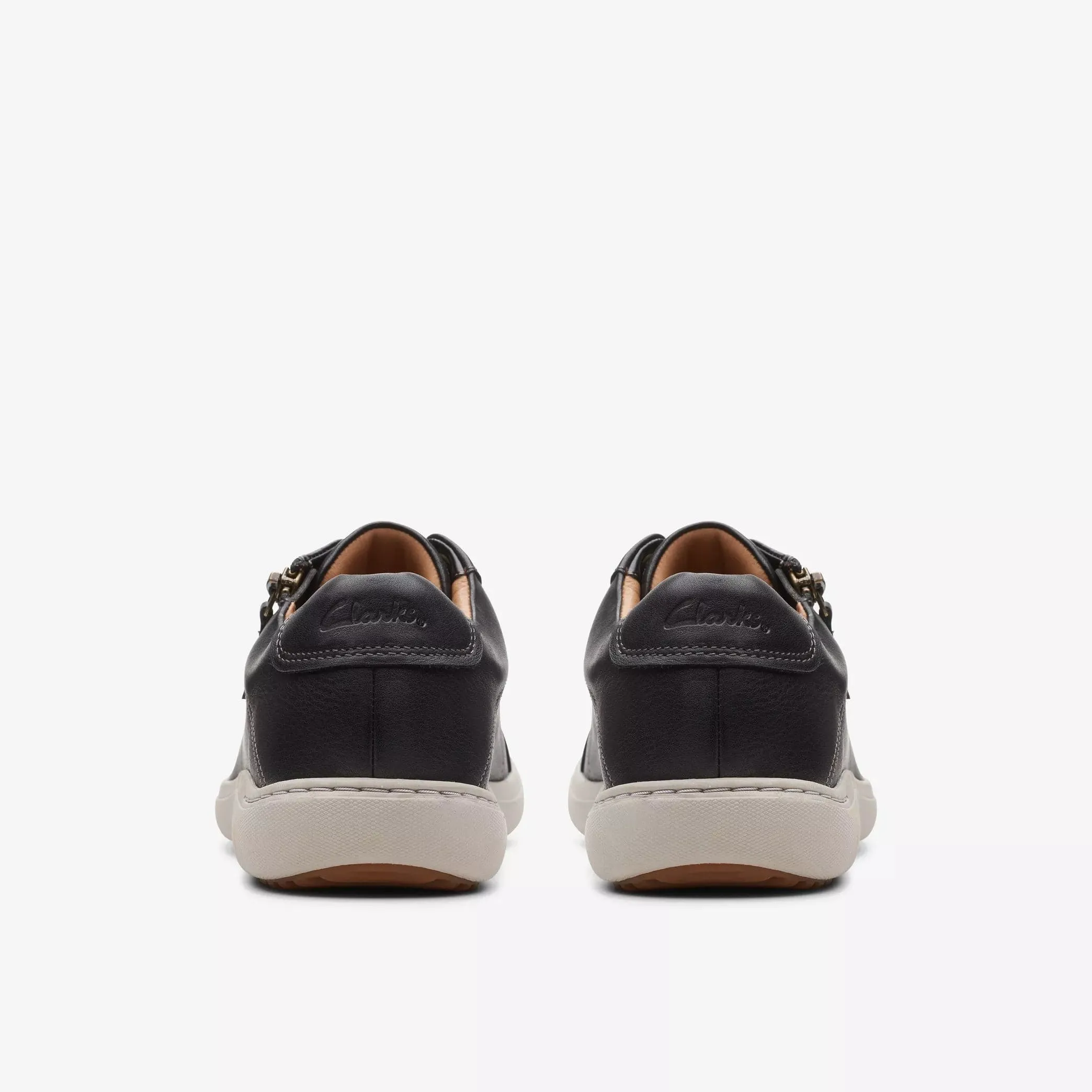 Clarks Women's Nalle Lace Sneakers- Black Leather
