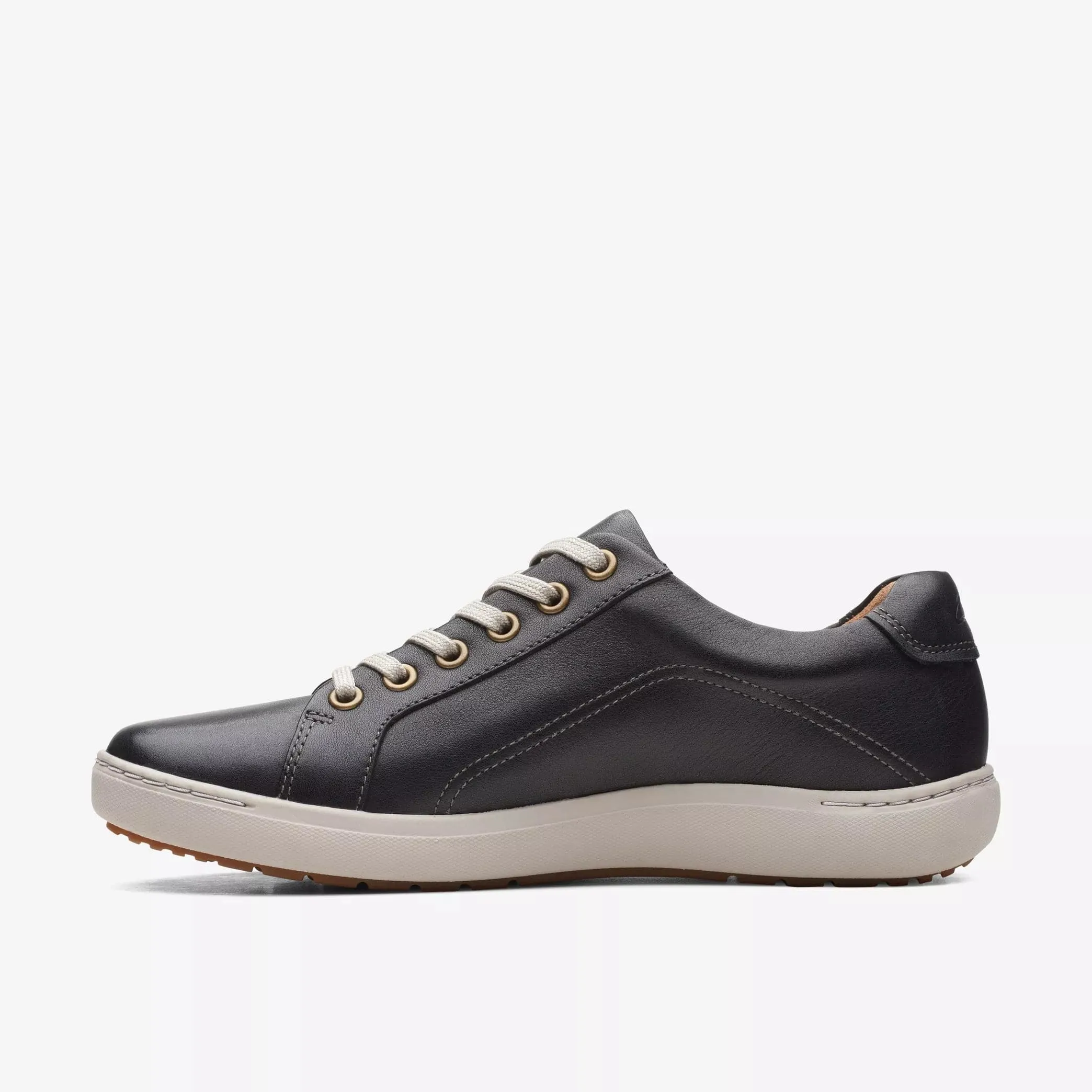 Clarks Women's Nalle Lace Sneakers- Black Leather