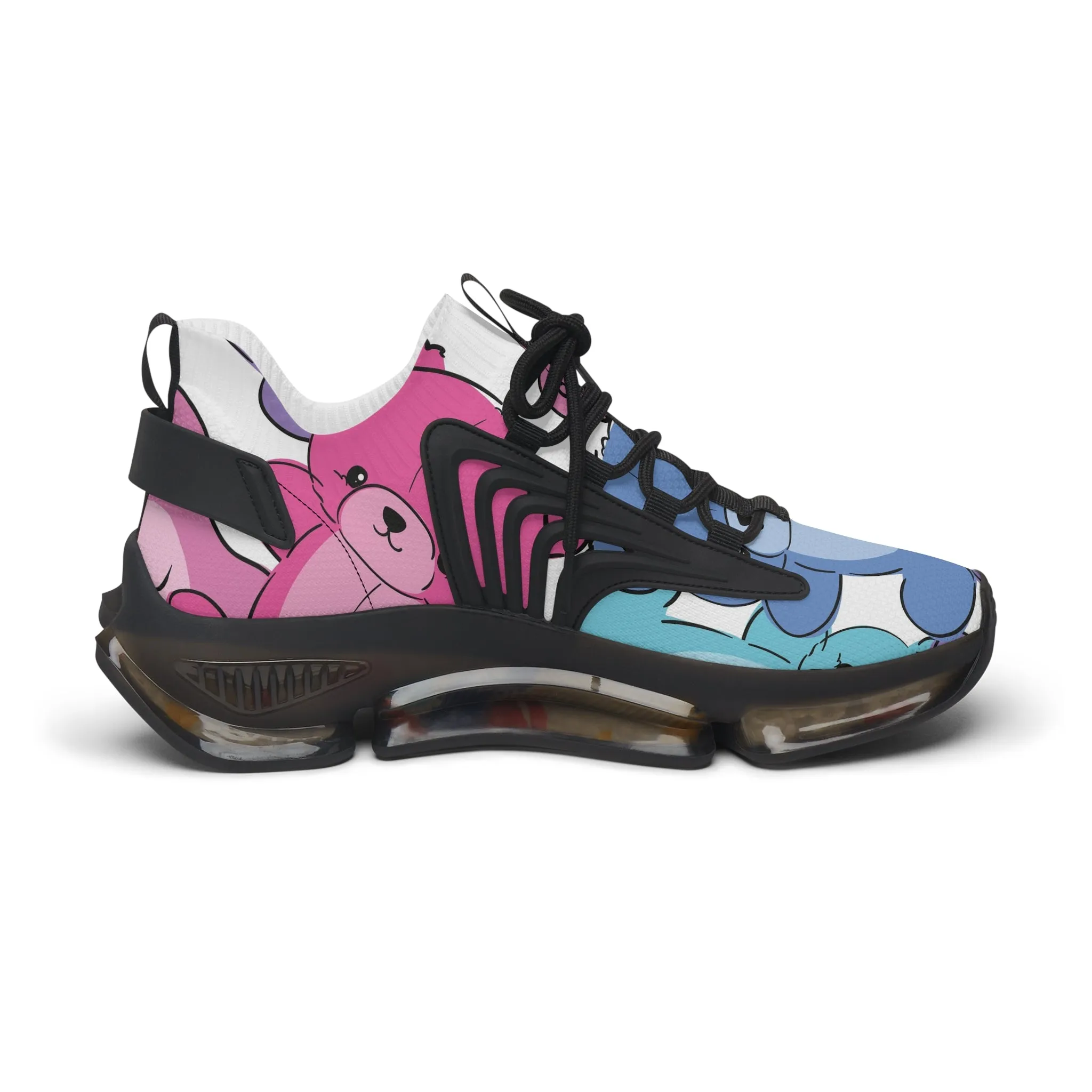 Colored Teddy Bears Women's Mesh Sneakers