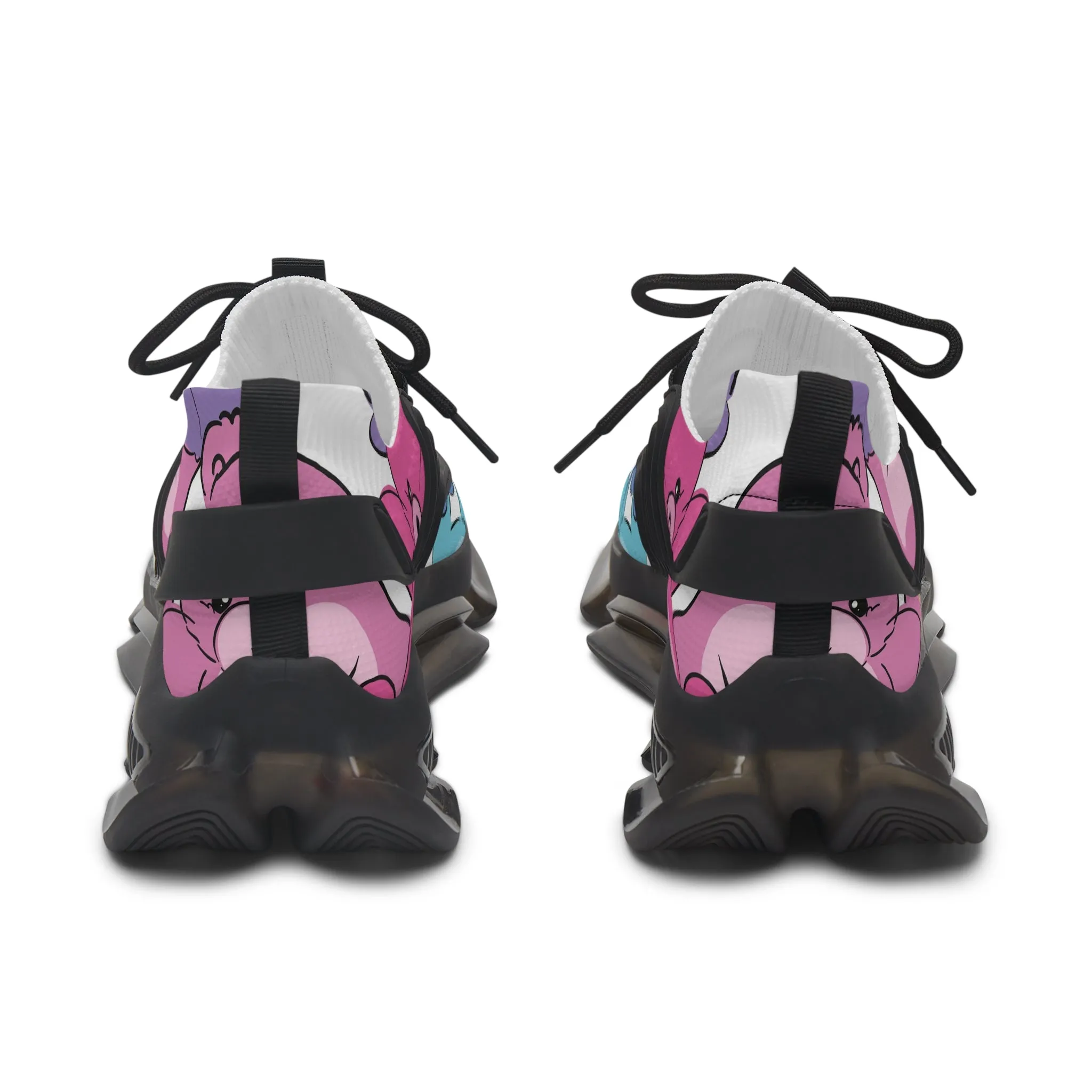 Colored Teddy Bears Women's Mesh Sneakers