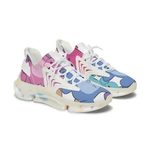 Colored Teddy Bears Women's Mesh Sneakers