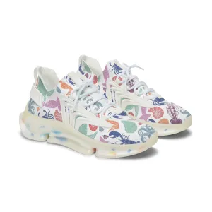 Colorful Octopus Women's Mesh Sneakers