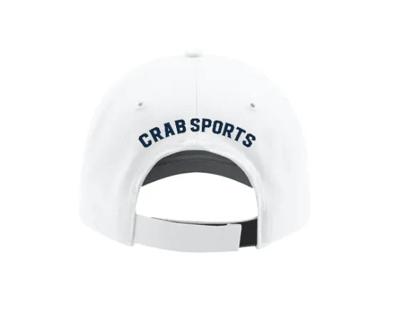 Crab Sports Blue Crab (White) / Baseball Hat