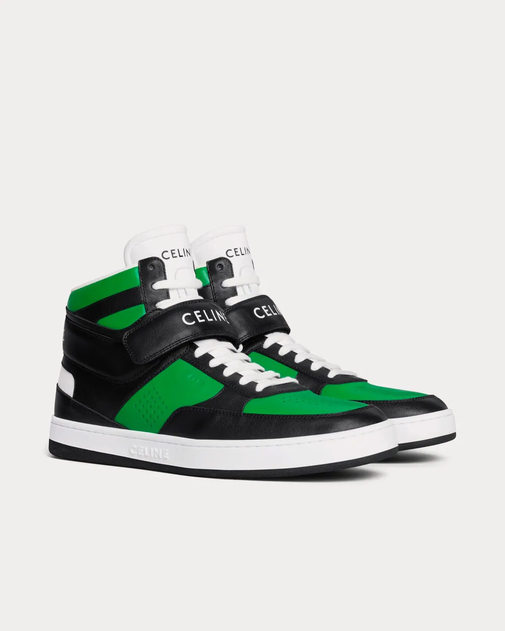 CT-03 Green / Black / White High Top Sneakers