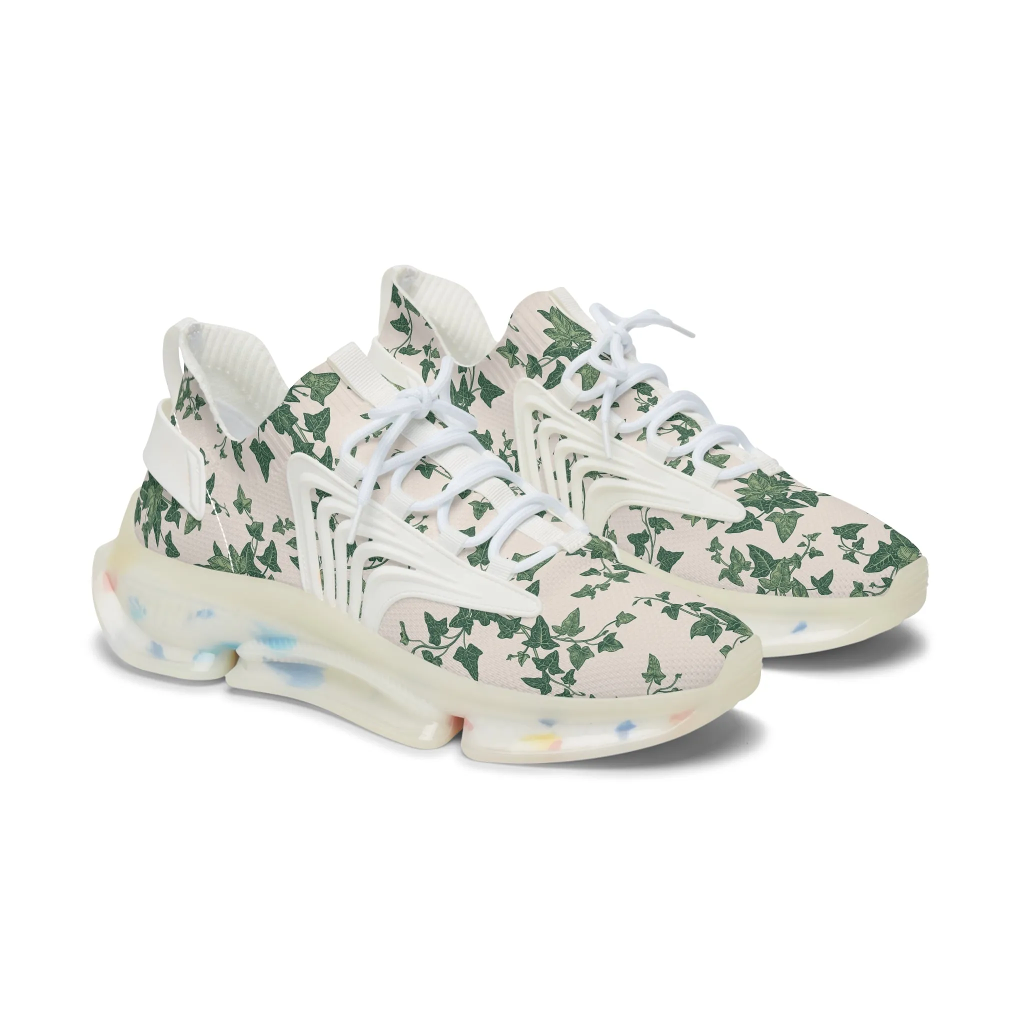 English Ivy Plants Women's Mesh Sneakers