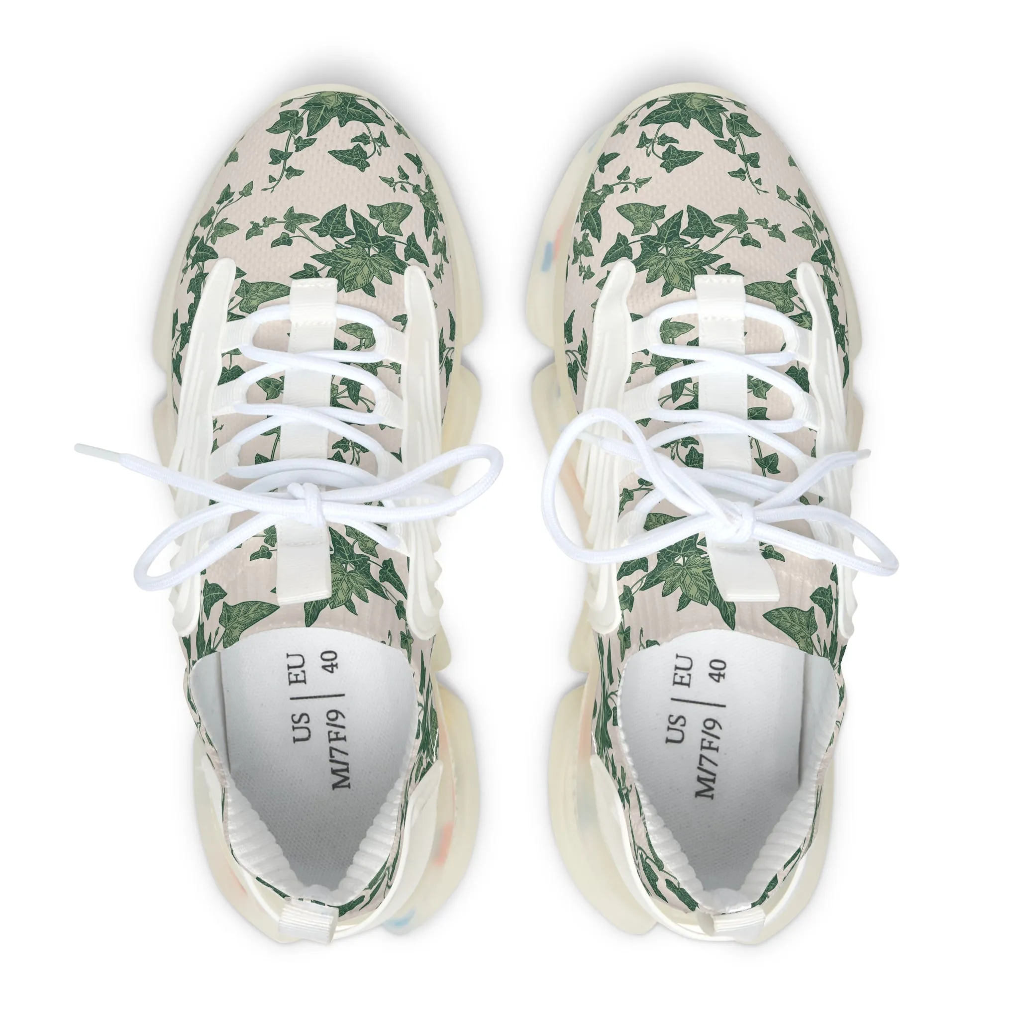 English Ivy Plants Women's Mesh Sneakers