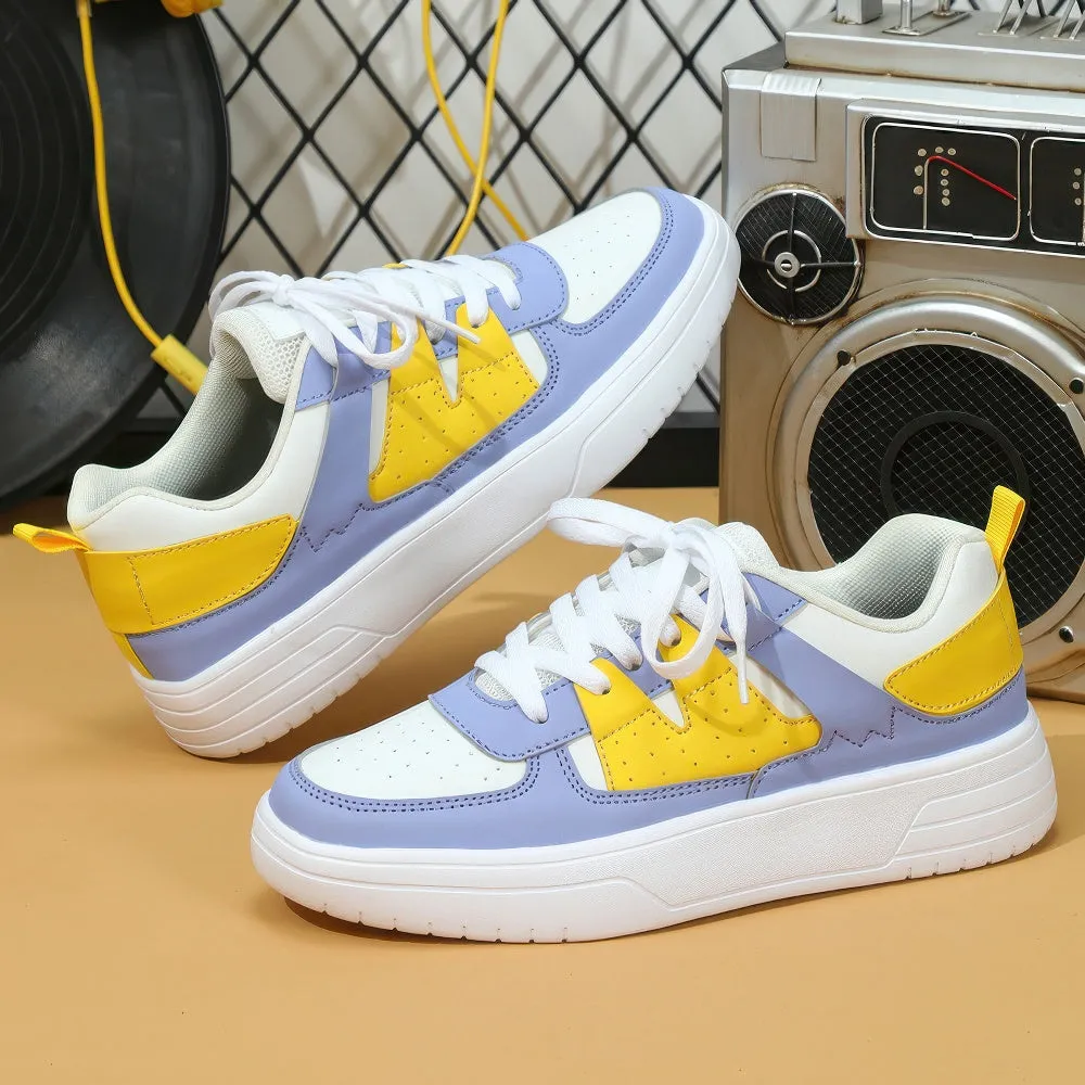 Ergonomic Women's Sneakers With Laces