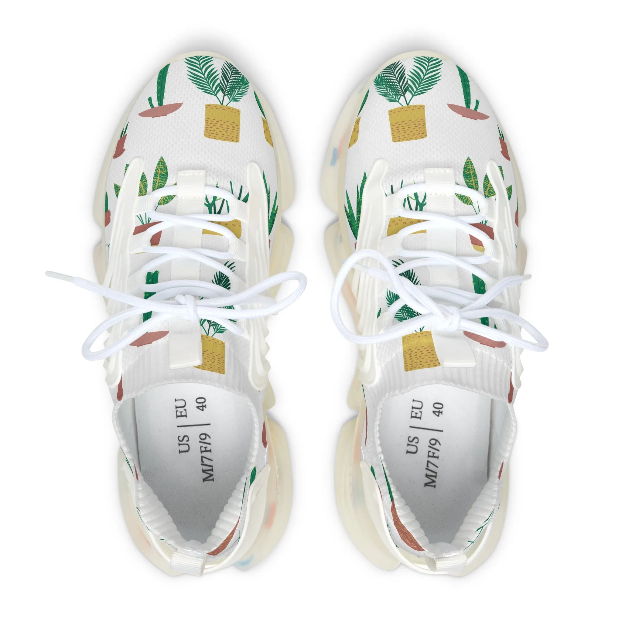 Exotic Plants in Pots Women's Mesh Sneakers