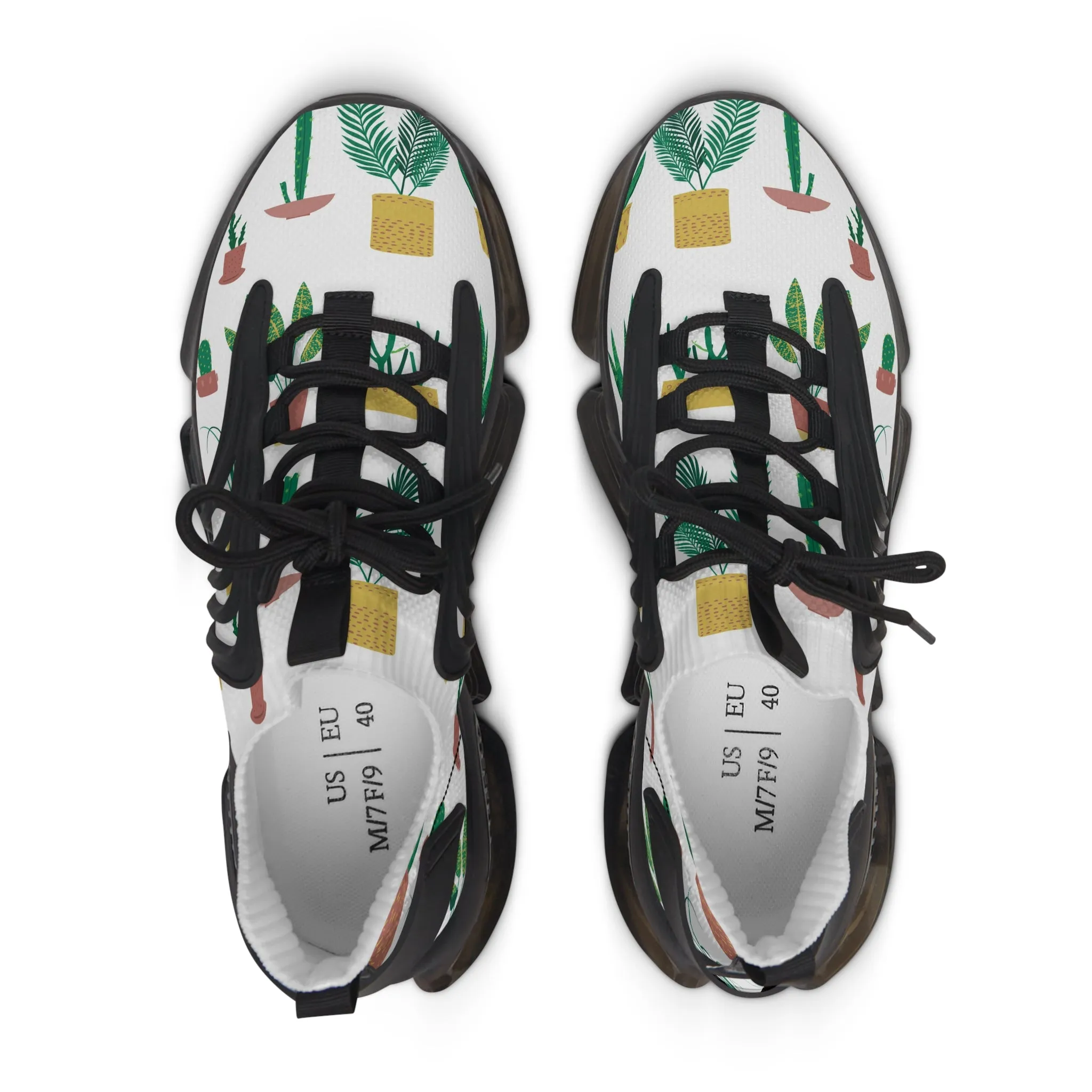 Exotic Plants in Pots Women's Mesh Sneakers