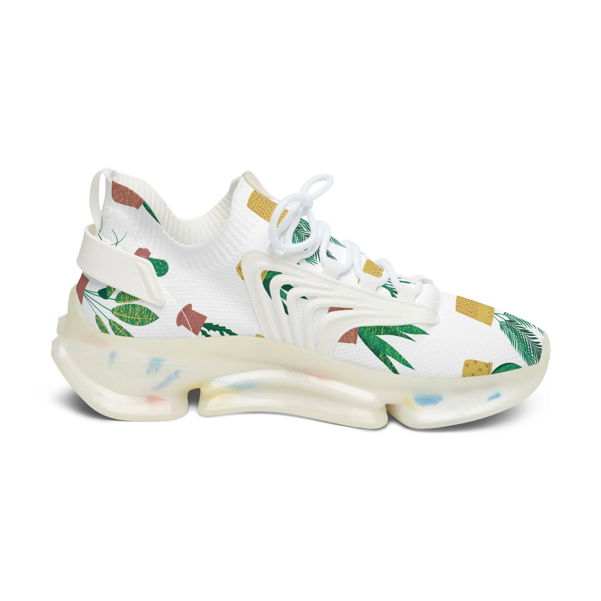 Exotic Plants in Pots Women's Mesh Sneakers