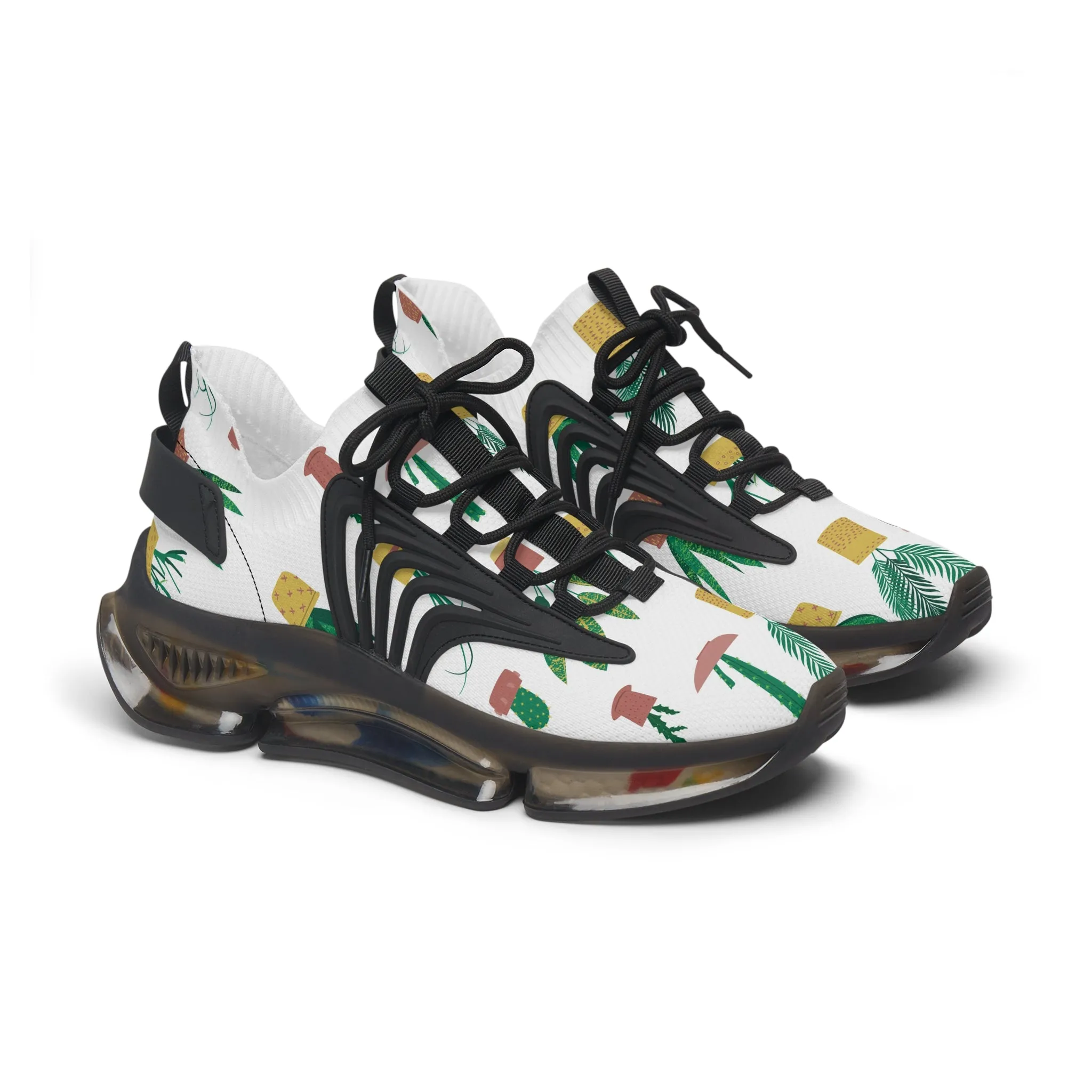 Exotic Plants in Pots Women's Mesh Sneakers