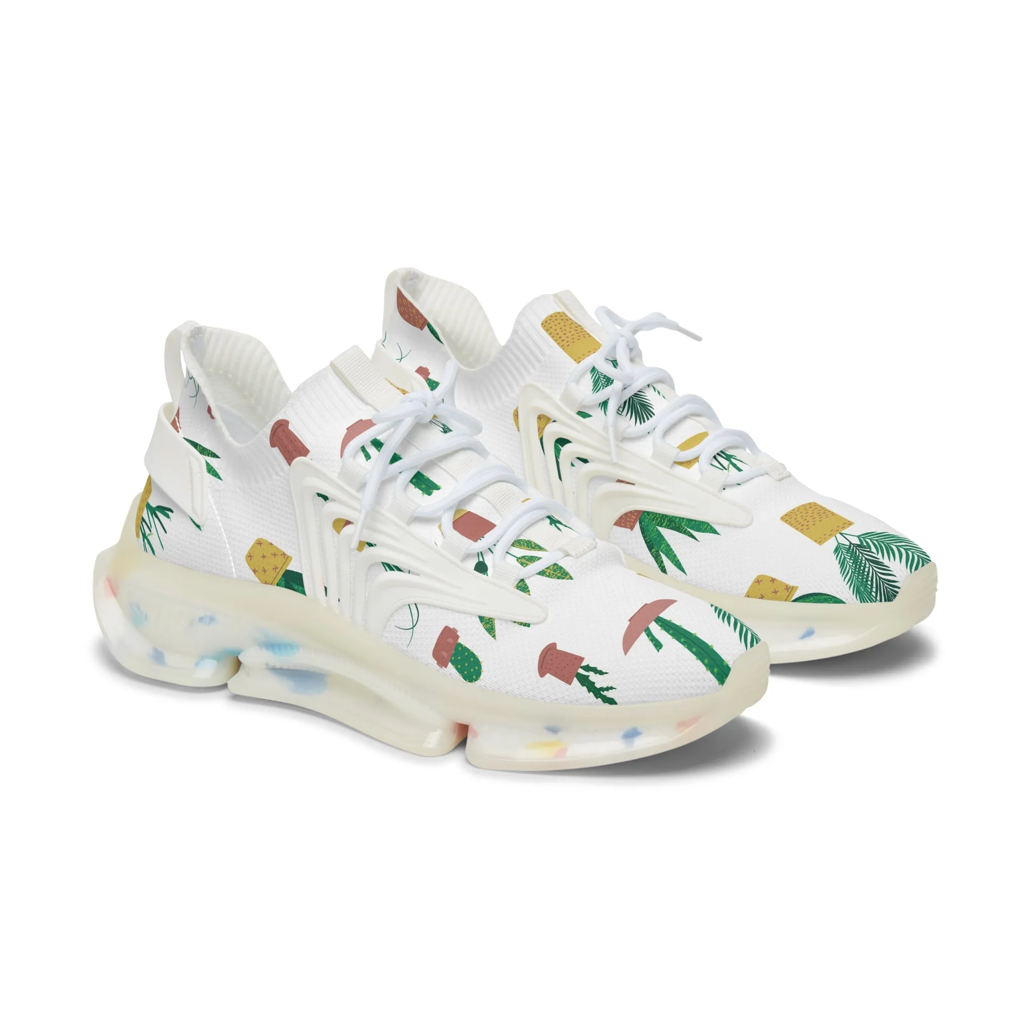 Exotic Plants in Pots Women's Mesh Sneakers