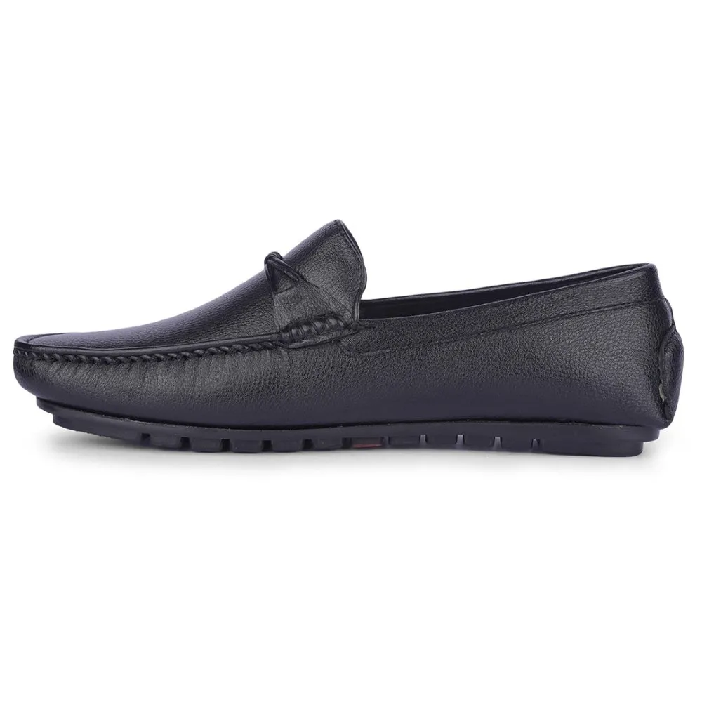 Fortune Black Formal Loafers For Men AVL-5 By Liberty