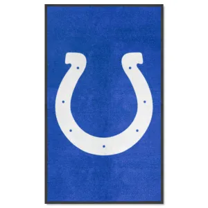 Indianapolis Colts 3X5 High-Traffic Mat with Durable Rubber Backing - Portrait Orientation