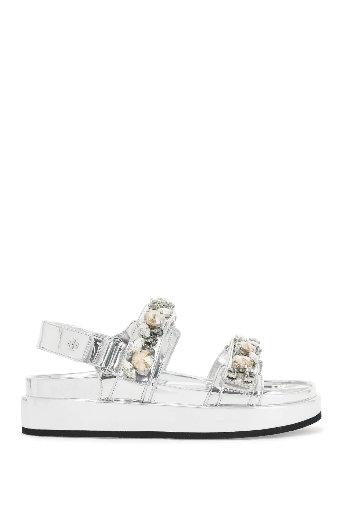 kira sports sandals with crystals 164798 ARGENTO