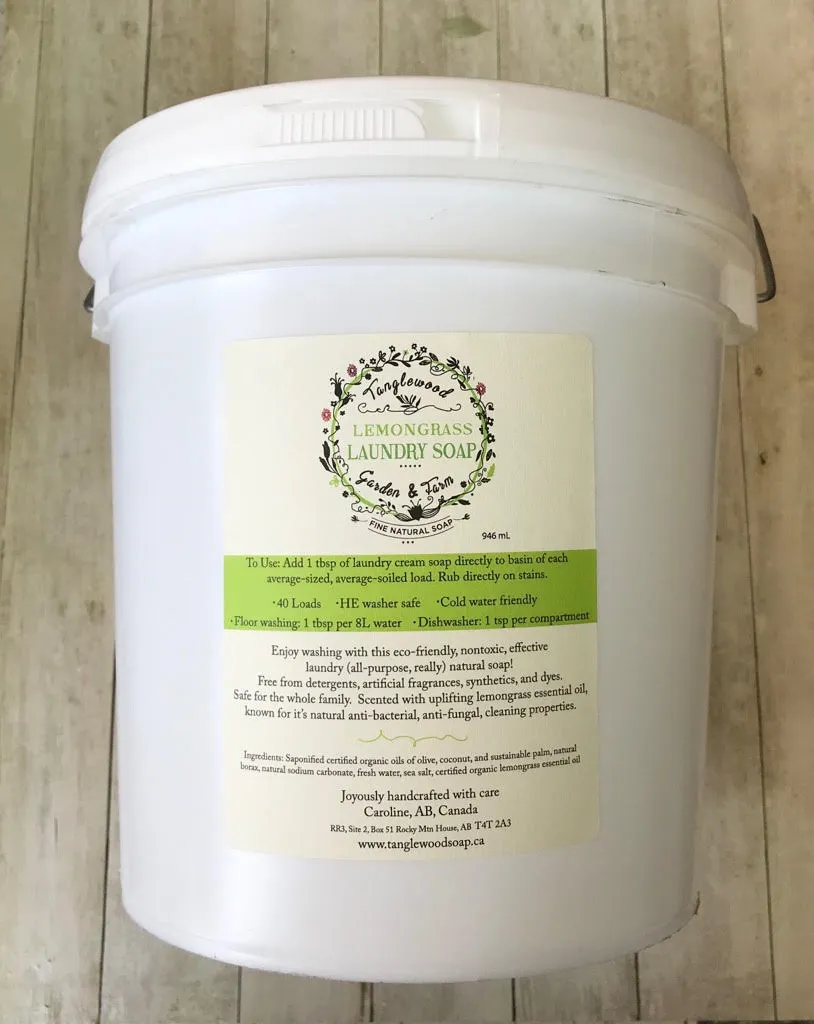 Lemongrass Natural Laundry Soap