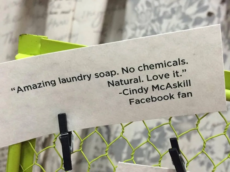 Lemongrass Natural Laundry Soap