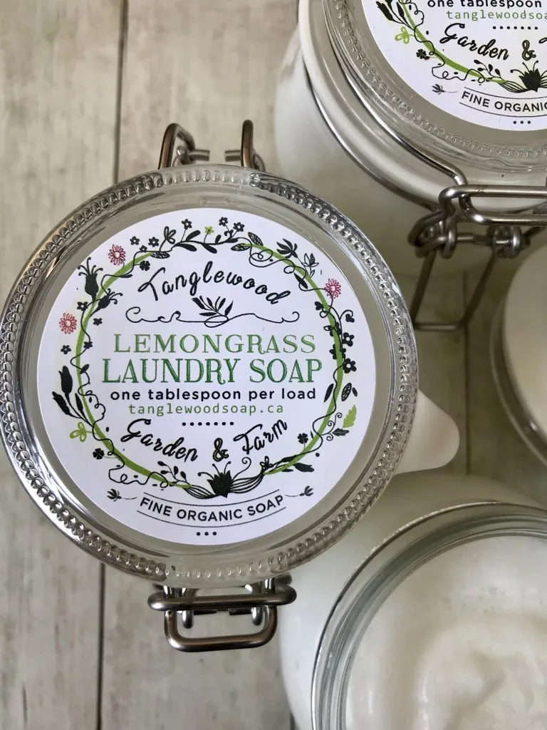 Lemongrass Natural Laundry Soap