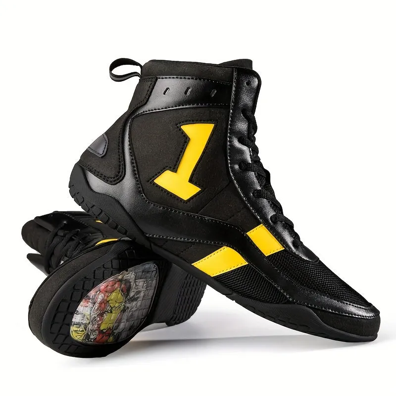 Men's High Top Stylish Boxing Shoes | Perfect For Boxing Competition