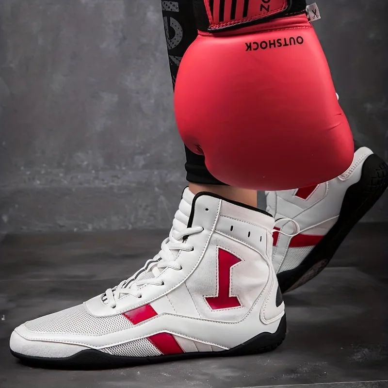 Men's High Top Stylish Boxing Shoes | Perfect For Boxing Competition