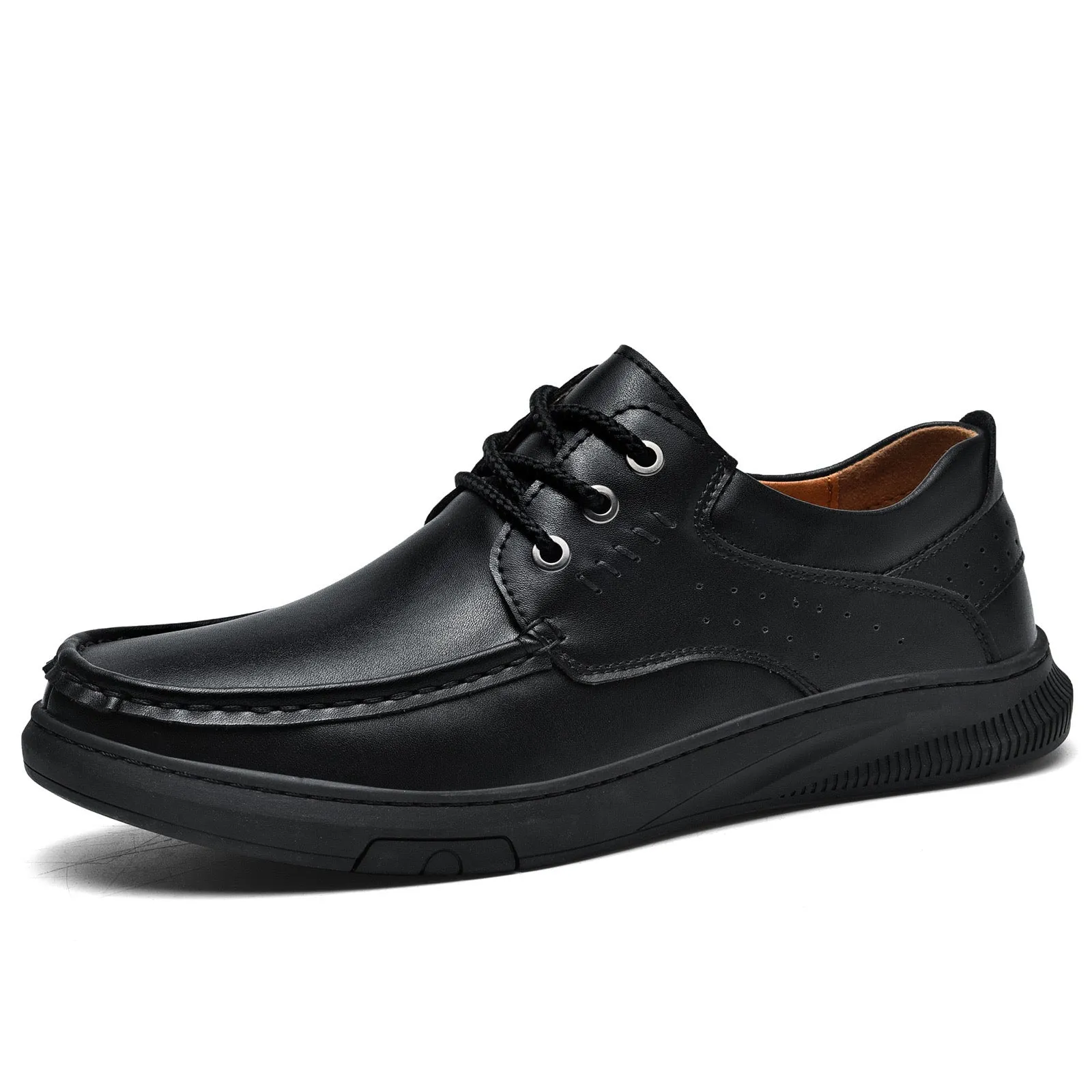 Mitchell Shoes Men's Comfortable Genuine Leather Orthopedic Loafers