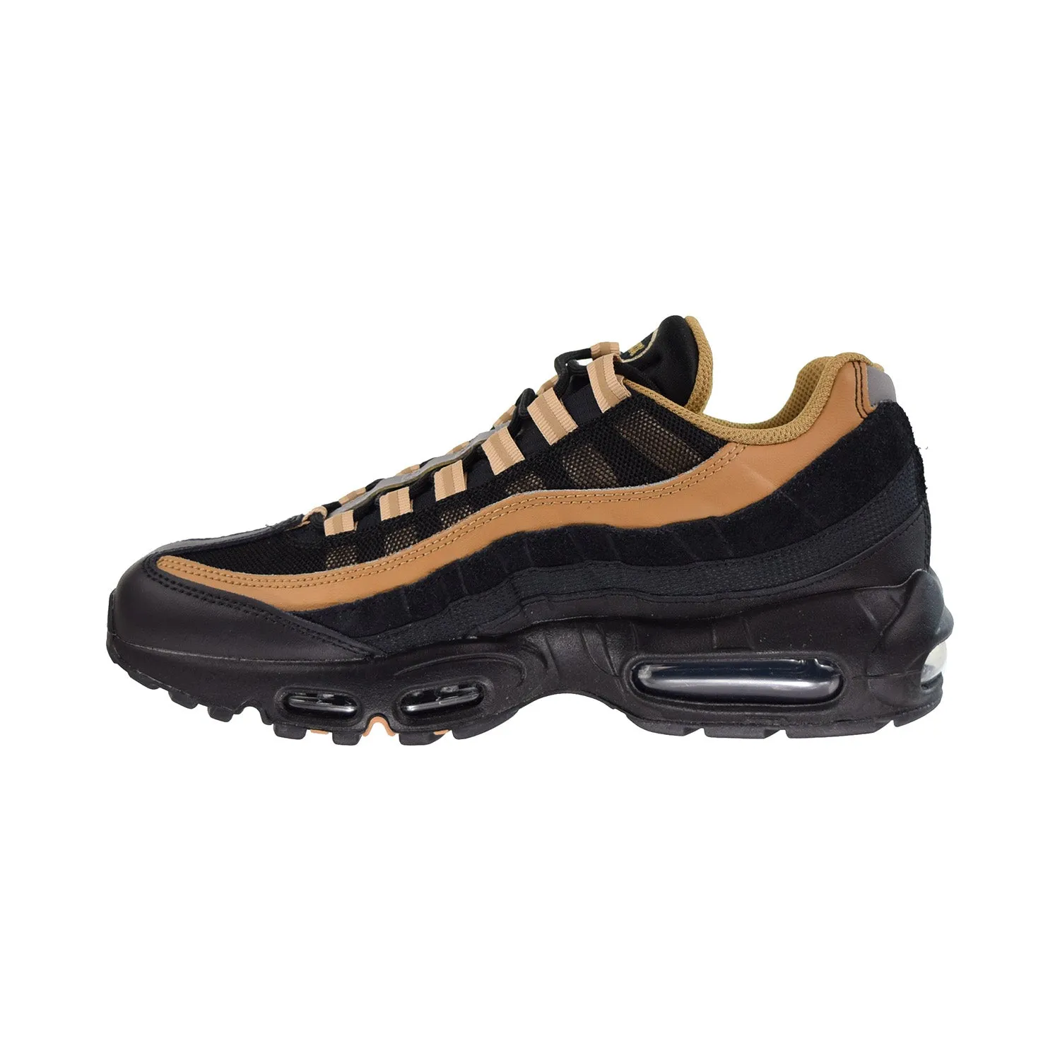 Nike Air Max 95 Men's Shoes Black-Elemental Gold-Sesame
