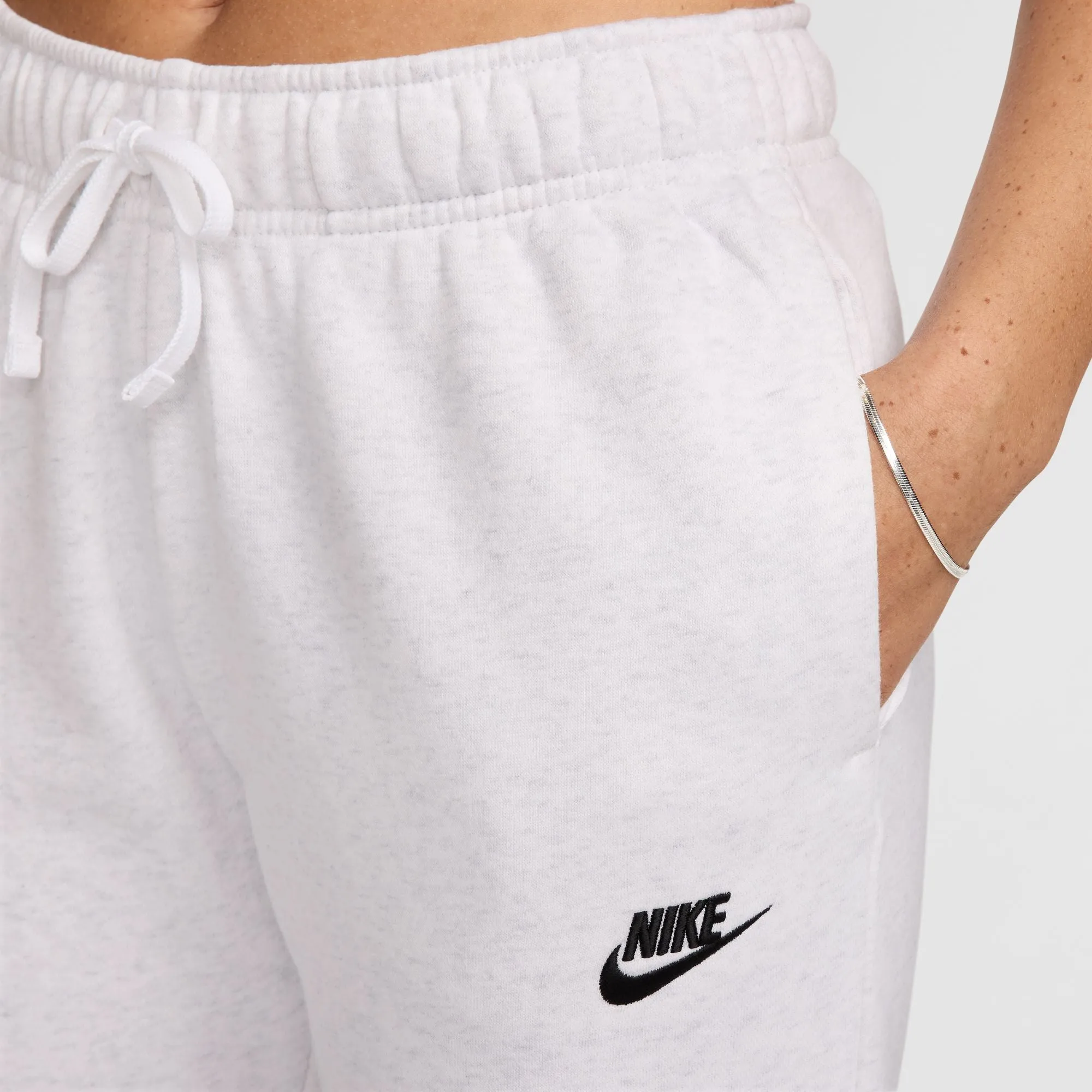Nike Sportswear Club Fleece Mid-Rise Joggers - Birch Heather
