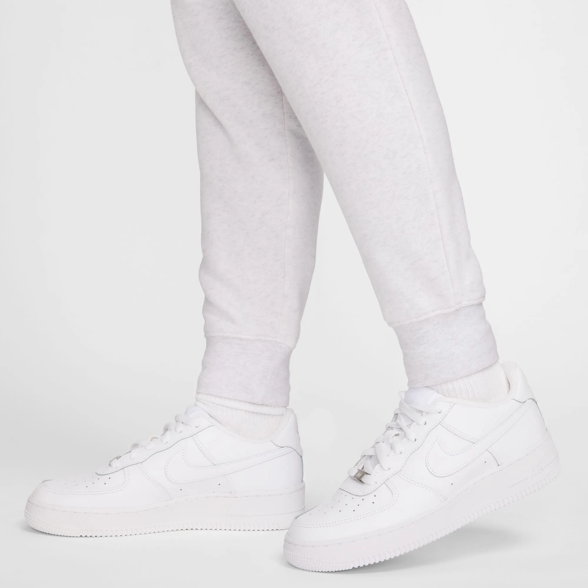 Nike Sportswear Club Fleece Mid-Rise Joggers - Birch Heather