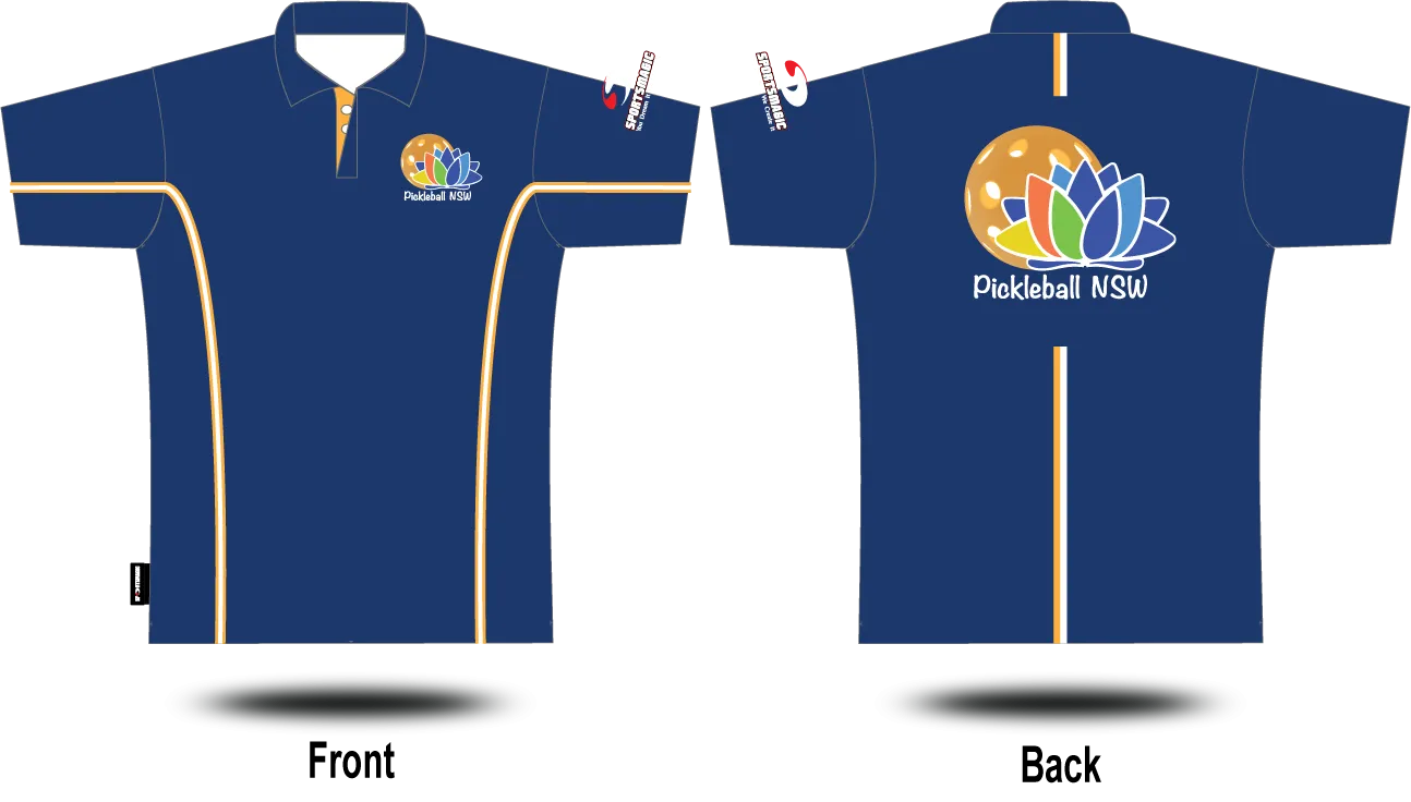 PICKLEBALL NSW - Polo (Blue)