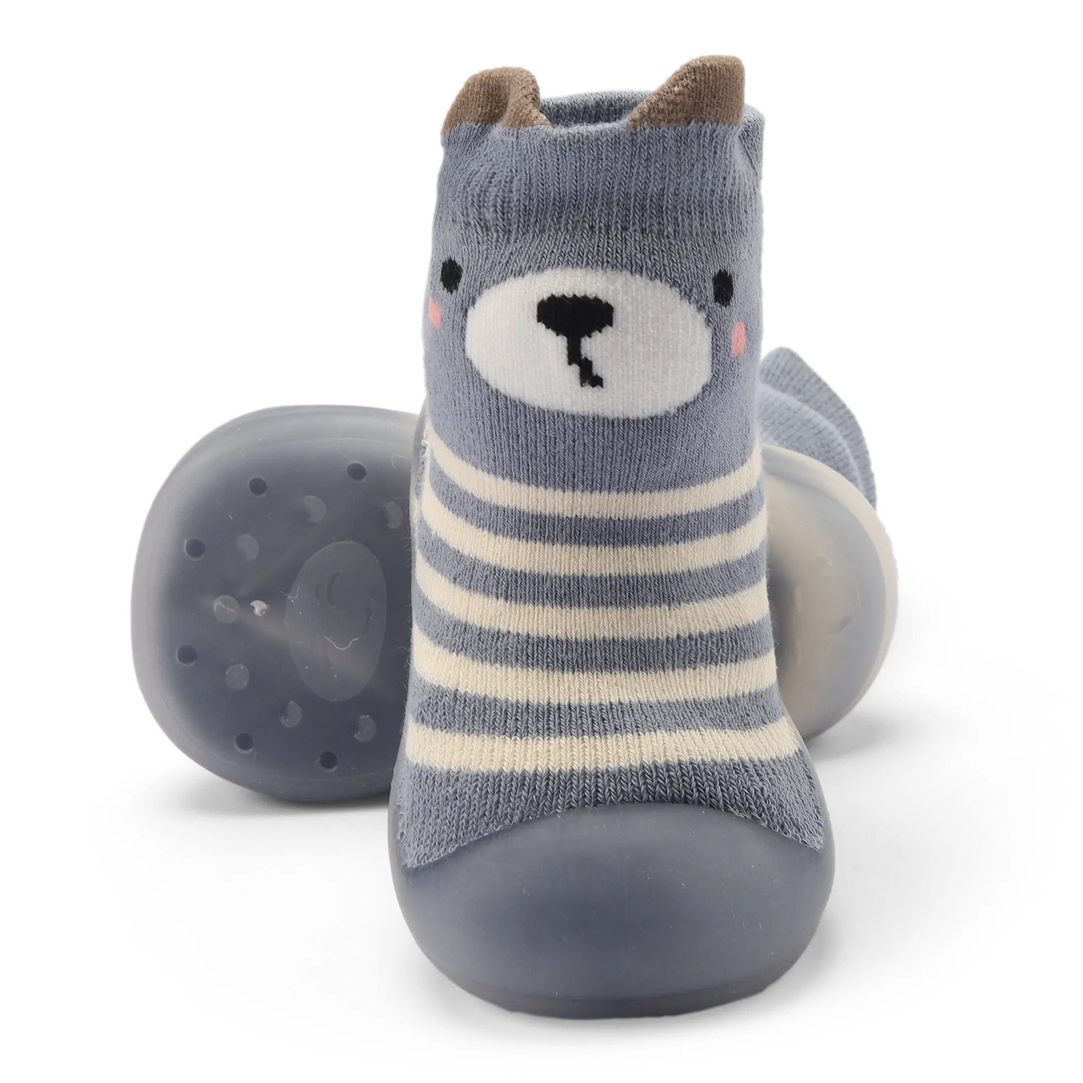 Skidders Baby Grip Shoes Panda Blue