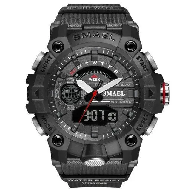 SMAEL LED Military Sports Watch: Durable Waterproof Timepiece