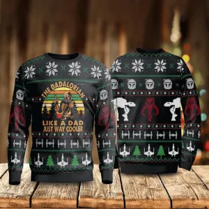 The Dadalorian Like A Dad Christmas Sweater