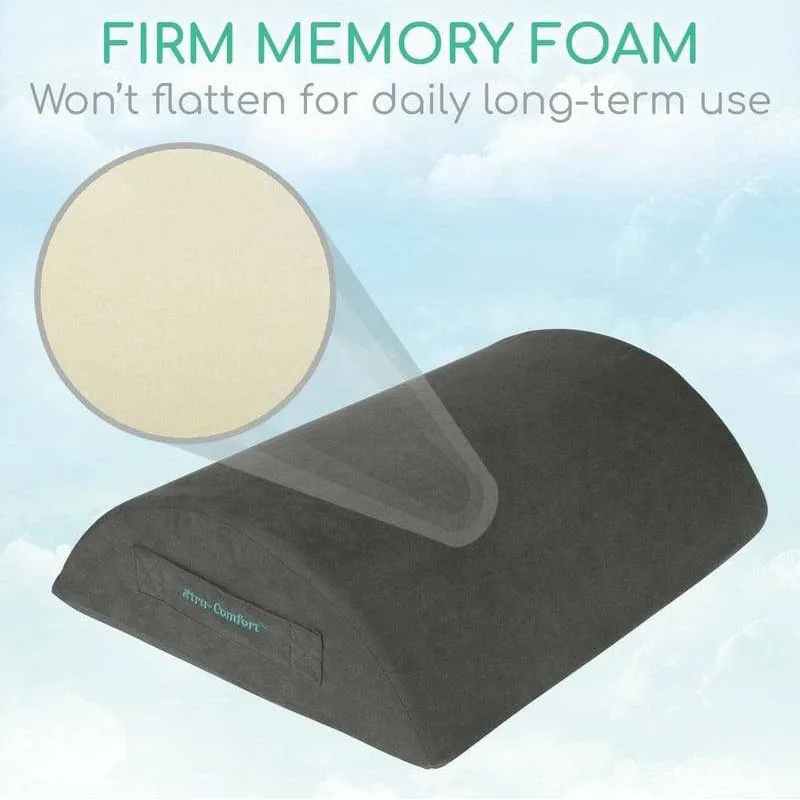 Vive Health Memory Foam Foot Rest - Gray